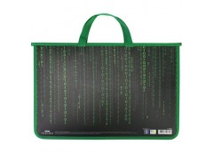 Портфель пластиковий А-4 на блискавці MAXI  MX30052