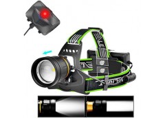 Ліхтарик на голову в кор. акум. 3шт. 18650  