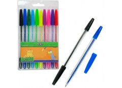 Набір ручок кулькових ZIBI  10 кол. ZB 2012 (1/40/320)