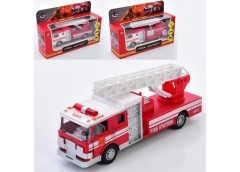 Пожежна в кор. метал. інерц. на бат. рухомі дет. звук. світло 23*15*17см. 3вид. ...