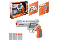 Пістолет в кор. м'які кулі 3шт. кулі-присоски 3шт. 28*19*5см. WY2108A (60)