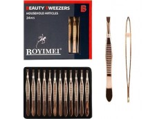 Набір пінцетів 24шт. із нерж. 9.0см. в кор. 2030 (15)