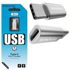 Перехідник BOROFONE BV4, Micro-USB  to Type-C (1)