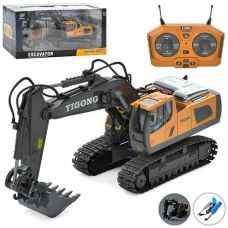 Екскаватор р/к. в кор. акум. USB. метал. рухомі деталі. звук. світло 35*17*15см. BC1037 (6)