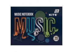 Нотник Kite A5 20 арк. Music K26-405 (1)