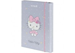 Папка для зошитів Kite В5 на резинці Hello Kitty картонна HK25-210-1 (1)