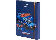 Папка для зошитів Kite В5 на резинці Hot Wheels картонна HW26-210 (1)