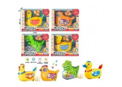 Тварина в кор. 4 види музик. несе яйця. звук. рух. 21*16*11см. 2300 (60)