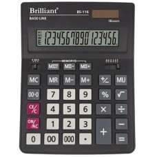Кальк  Brilliant BS-116 16 розрядний 20*15см 