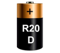 Батарейки R20