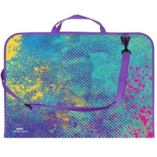 Портфель пластиковий А-3, на блискавці+ ручки, ECONOMIX  MX30003-09