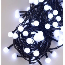 Гірлянда 100LED "Куля" 6.0м. чорний дріт. білий колір 1312-03 (50)