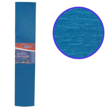 Папір гофрований темно-блакитний 50см.х2м.  55% 20гр/м  J.Otten KR55-8008