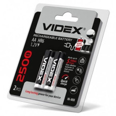 Акумулятор на бліст. 2500mAh "Videx" AA/HR6 ціна за 1шт. VD0108 (2)