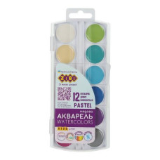 Акварель ZIBI "Line СLassic Pastel" 12кол. пластик. без пензля ZB.6592 (1/12)