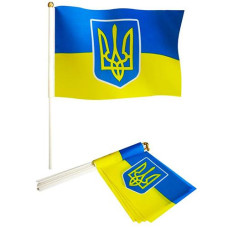 Прапор України 14*21см. "Україна Герб" 780011 (2500)