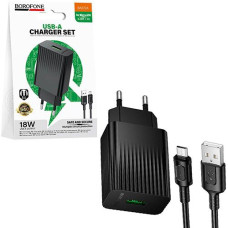 Зарядне Borofone USB кабель (USB- Micro) BAS72 (1)