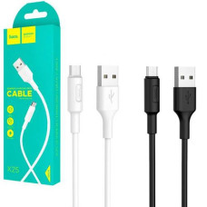 Кабель зарядний Hoco (USB-Micro) 2A 1.0м. PVC X25 (1)