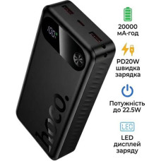 Акумулятор Повербанк Hoco "Victorious" 20000mAh 22.5W+PD20W J154 (1)