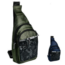 Сумка на плече поліестер 30*17*8см. мікс. кол. R98849 (200)
