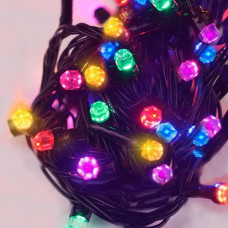 Гірлянда 200LED "Кристал" 13.0м. чорний дріт. мульти колір 1282-56 (60)
