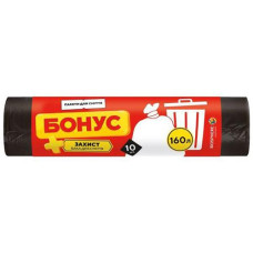 Пакет для сміття 160л/10шт. "Бонус" Чорні 110*90см. 16714 (70)