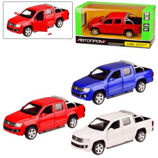 Машинка в кор. метал. інерц. "Автопром Volkswagen Amarok" відкриваються двері 16*7*7см. 4310 (48)