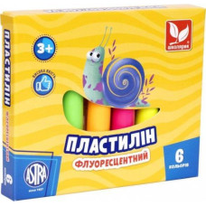 Пластилін Школярик 6 кол флуоресцентний (ASTRA Польша) 83811906-UA (26)
