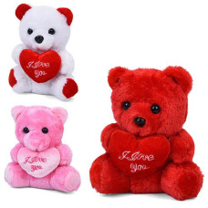 М'яка іграшка "Ведмедик I Love You" 18*15*9см. 3кол. YG0385 (180)