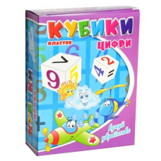 Кубики в кор. "Цифри" 0107 Козлов (24)