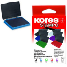 Штемпельна подушка KORES синя 110*70мм K71570 (1)