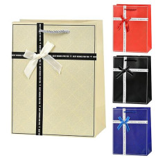 Пакет подарунковий паперовий "Present Box" 31*42*12см. мікс. кол. R33164-L (360)