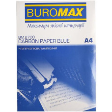 Папір копіювальний BUROMAX  синій, 100 арк. BM 2700 &&