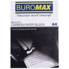 Папір копіювальний BUROMAX  чорний, 100 арк. BM 2701 &&