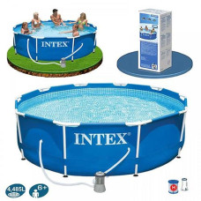 Басейн каркасний. круглий "Сімейний" 6503л. фільтр 366*76см. INTEX 28212 (1)