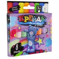 Крейда асфальтна ТОНКА 8кол. MEL-02-02 Danko toys (60)