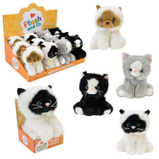 М'яка іграшка в кор. 12шт. "Plush and Co "Котик" 13см. 38*26*14см. 4вид. PLC25016 (144)
