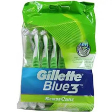 Станок для гоління одноразовий "Gillette Blue 3 "Sensor-3" 12шт. зелені в куль. (1)