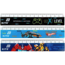Лінійка KITE пластикова 15см. хлопчик в асорті HW26-090/TF26-090/K26-090-2