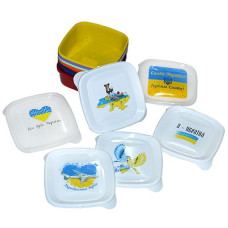 Контейнер для харчових продуктів "Фаворит" 0.9л. мікс. кол. БП-193 Козлов (60)