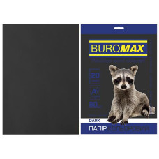 Папір офс А-4 20а/ 80г Dark чорний 2721420-01 BM BUROMAX