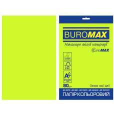 Папір офс А-4 20а/ 80г Neon зелений EUROMAX 2721520E-04 BM BUROMAX