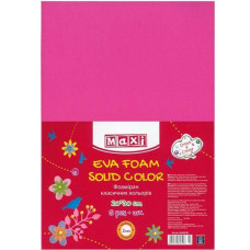 Фоаміран на клейкій основі 20*30см. 2,0мм 5арк. Maxi Economix рожевий MX61783 (5/1000)