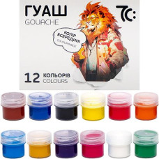 Гуаш "Н.В. Гамма 7C" 12кол. 16мл. 7C21204 (1)