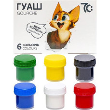Гуаш "Н.В. Гамма 7C" 6кол. 10мл. 7C20601 (1)