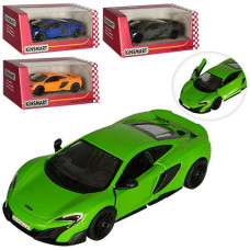 Машинка в кор. метал. "KINSMART McLaren 675 LT" інерц. гум. колеса KT 5392 W (24)