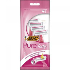 Станок для гоління одноразовий "BIC PURE 3 Ladi" рожевий 4шт. в куль. 63816 (20)