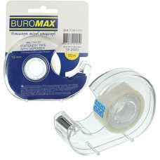 Стрічка клейка в диспенсері Buromax 18мм/20м. BM 7161-01 (12)