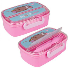 Ланч-бокс Yes "Pusheen" 750мл. з приборами 708161