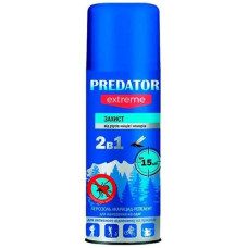 Аерозоль репелентний від комарів "PREDATOR" EXTREME 2в1 150мл. 40910 (48)